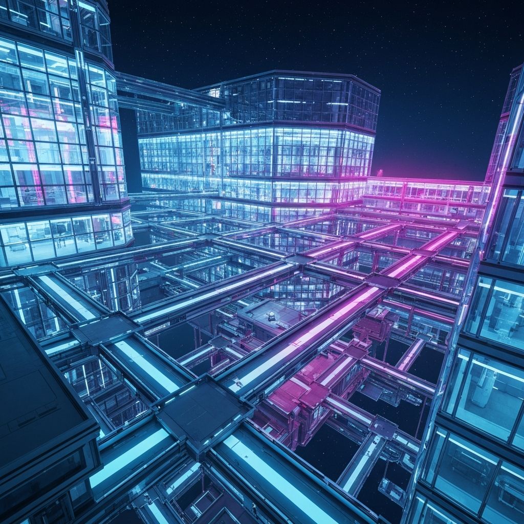 Holographic wireframe representing clinical simulation technology